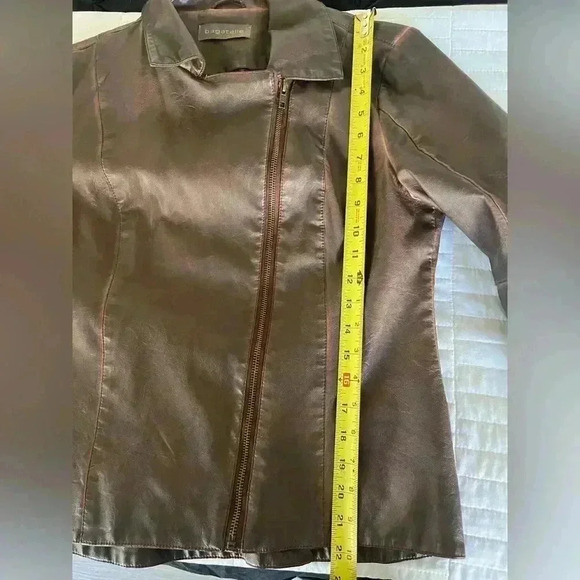 Bagatelle Vintage-Inspired Vegan Leather Jacket Medium - Picture 6 of 6